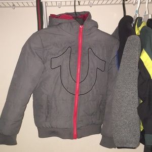 Boys true religion coat size 7